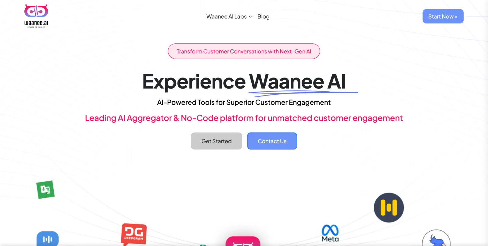 Waanee.ai — AI aggregator & no-code customer-engagement platform